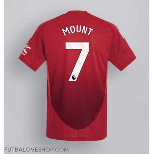 Dres Manchester United Mason Mount #7 Domáci 2024-25 Krátky Rukáv